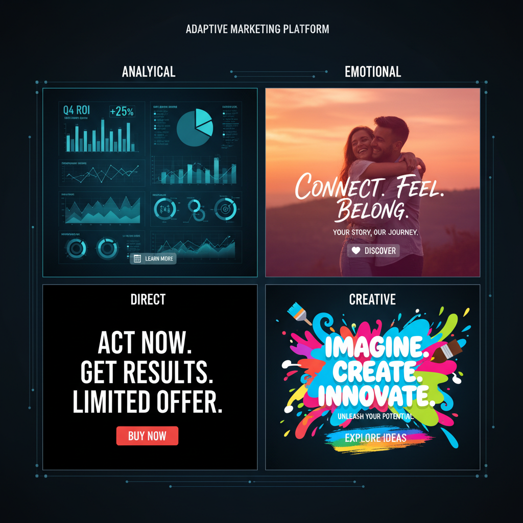 Adaptation of one message for 4 psychotypes